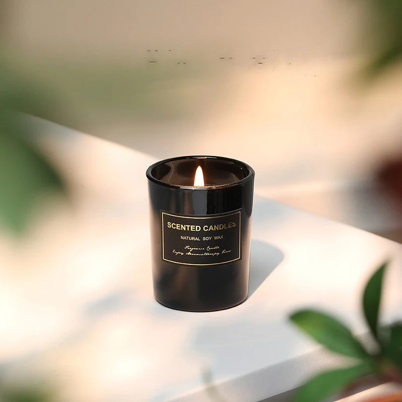 Vela de aromaterapia de lujo para el hogar con cera de soja natural para sanar y aliviar el estrés, ideal como regalo para esposas y amigas.