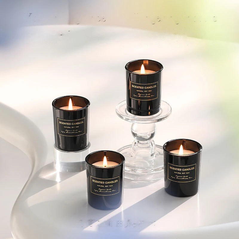 Vela de aromaterapia de lujo para el hogar con cera de soja natural para sanar y aliviar el estrés, ideal como regalo para esposas y amigas.