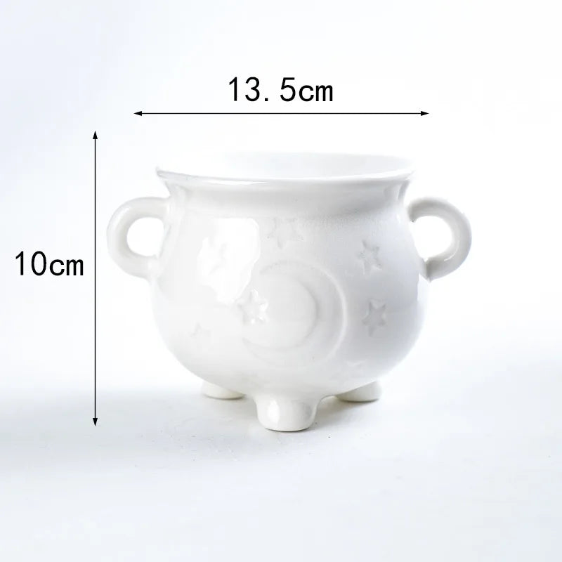 Quemador de cerámica para aromaterapia, velas, calentadores, artículos de decoración para el hogar, estufa de aceites esenciales con quemador de cera al por mayor.