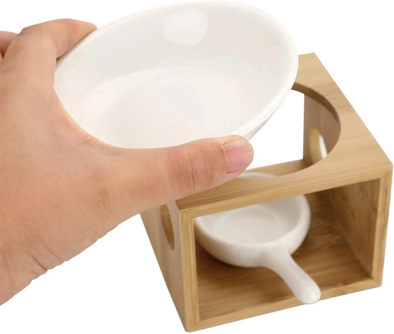 Calentador de cera popular, quemador de aceite esencial, vela, vela de té, calentador de fragancia, difusor de aromaterapia para la decoración del hogar y el dormitorio.