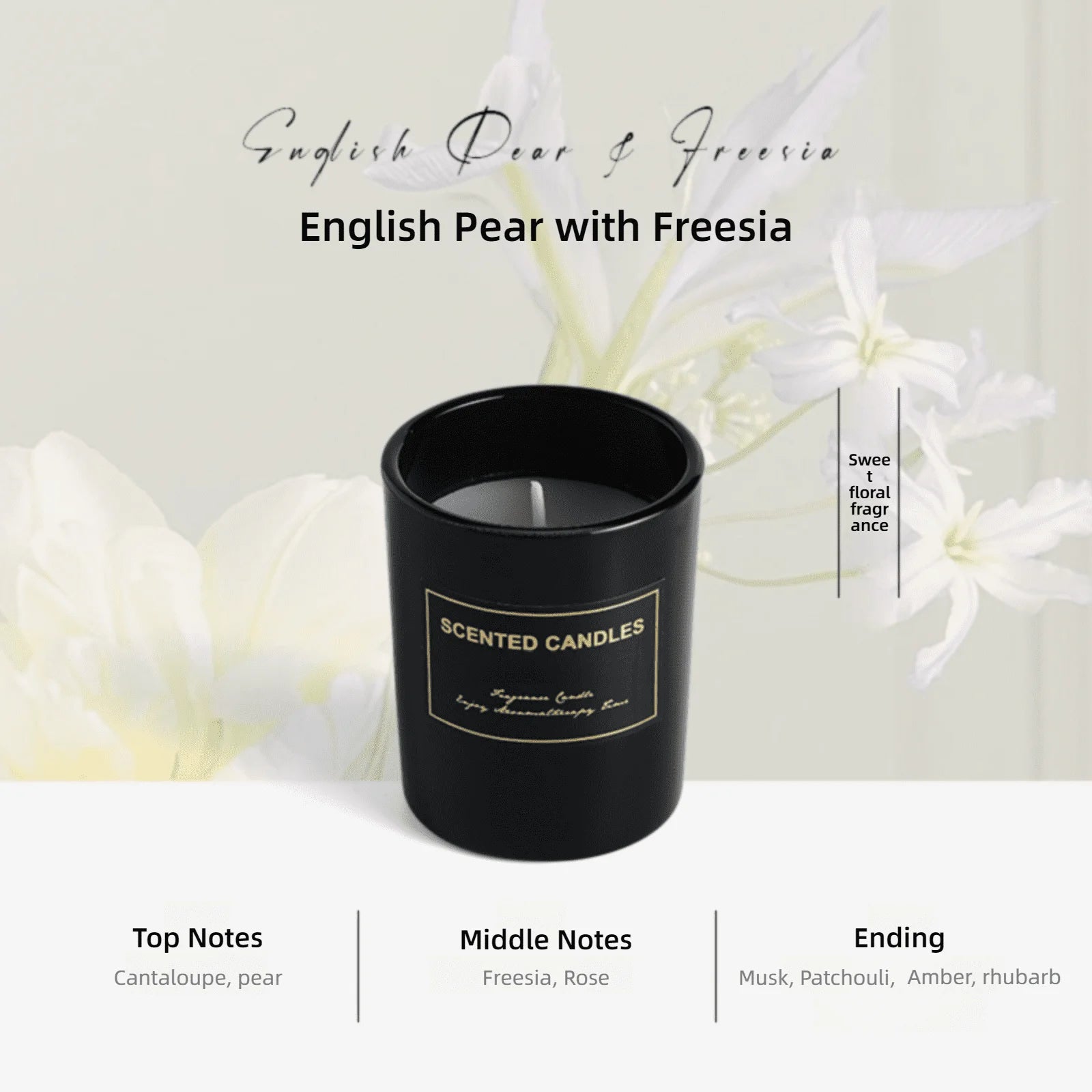 Vela de aromaterapia de lujo para el hogar con cera de soja natural para sanar y aliviar el estrés, ideal como regalo para esposas y amigas.