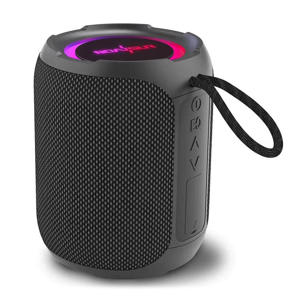 Altavoz inalámbrico portátil Bluetooth Bocina con nuevo diseño, sonido envolvente 360, IPX7, resistente al agua, para exteriores