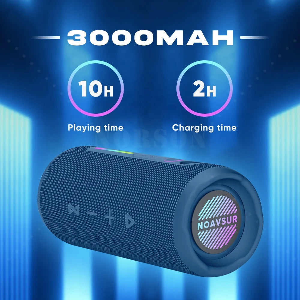 2025 Mini Bocinas New LED Parlantes Speaker Box Subwoofer 30W Outdoor Caixa De Som Waterproof Wireless Altavoz Bluetooth Speaker