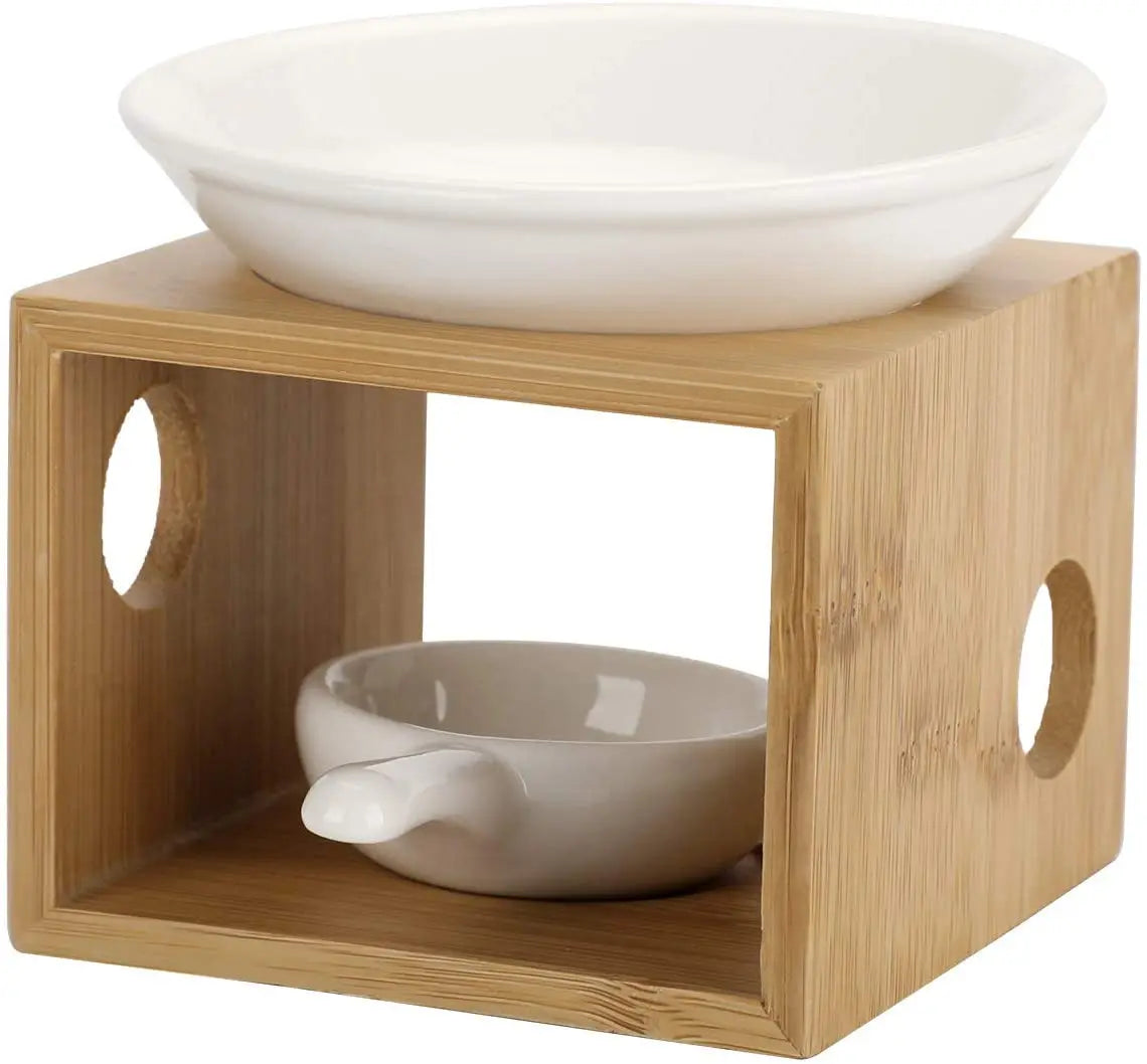 Calentador de cera popular, quemador de aceite esencial, vela, vela de té, calentador de fragancia, difusor de aromaterapia para la decoración del hogar y el dormitorio.