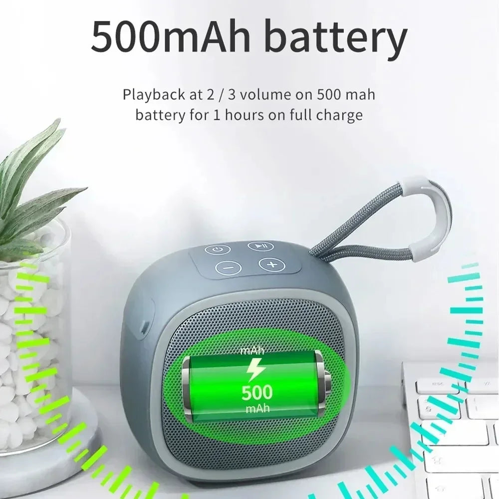 Altavoz Bluetooth caja de sonido portátil Radio inalámbrica FM música mini columna pequeña Bocina columna PC Blootooth acústica
