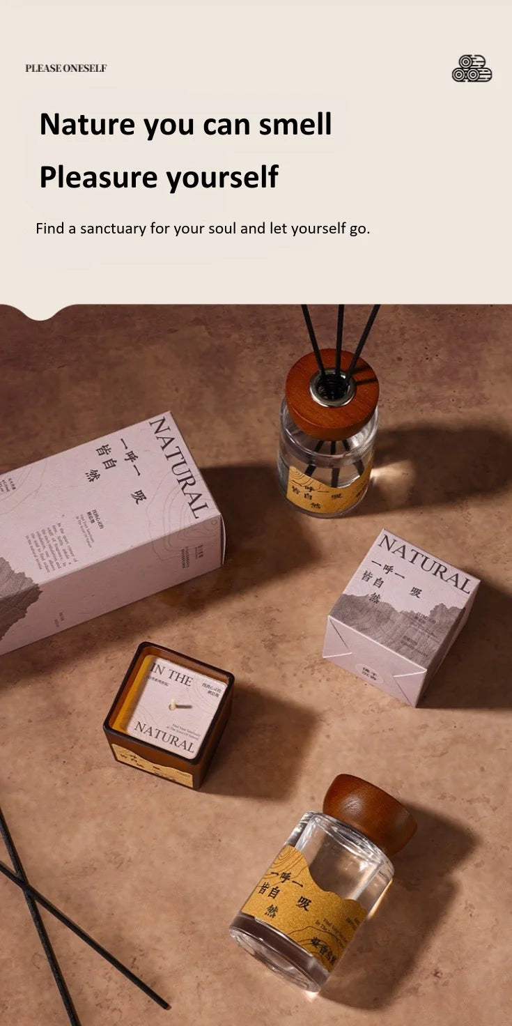 Aromaterapia sin llama Woody Natural Series