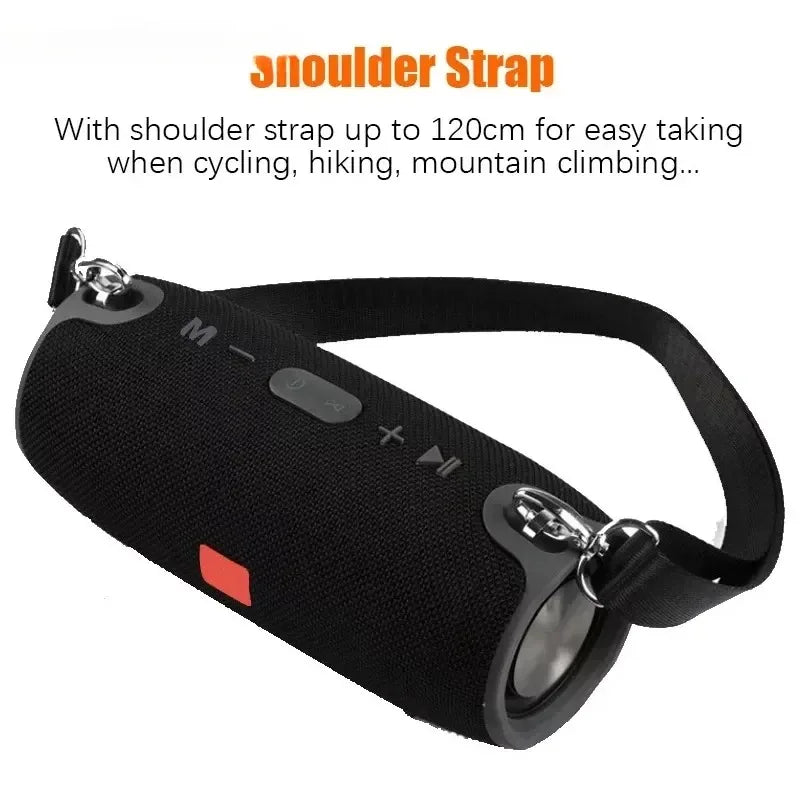 Subwoofer inalámbrico Altavoz Bluetooth portátil Radio FM caja De sonido impermeable música Caixa De Som Coluna Blootooth Bass Hifi Bocina