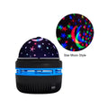 Luces LED de noche de cielo estrellado, lámpara de proyector USB, bola mágica, Luna, estrella, luces de Navidad, decoraciones de ambiente para habitación del hogar