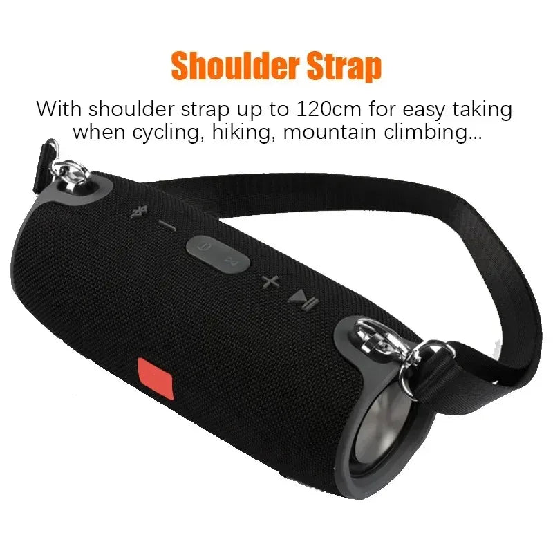 Subwoofer inalámbrico Altavoz Bluetooth portátil Radio FM caja De sonido impermeable música Caixa De Som Coluna Blootooth Bass Hifi Bocina