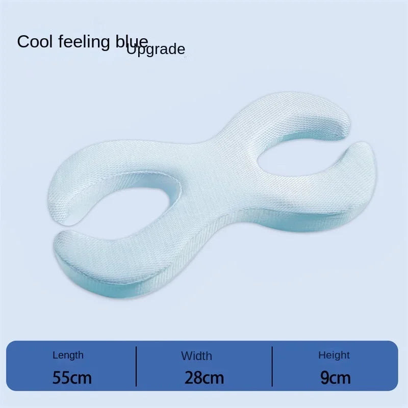 La belleza de la almohada para dormir lateral, mejora las arrugas, previene las arrugas del cuello, protege los ojos, los oídos y la cara, no compresa las orejas.