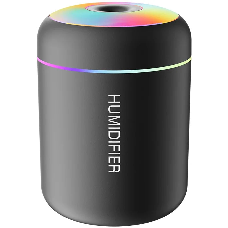 Mini humidificador de aire de 180ML, difusor de Aroma eléctrico USB, purificador de aceites esenciales, generador de niebla de aromaterapia, luces para coche, hogar y dormitorio