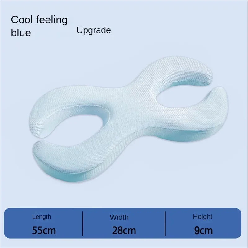 La belleza de la almohada para dormir lateral, mejora las arrugas, previene las arrugas del cuello, protege los ojos, los oídos y la cara, no compresa las orejas.