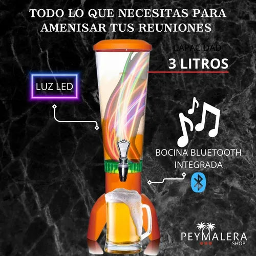 Dispensador De Cerveza con Bocina