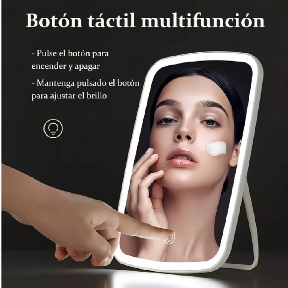 Espejo led de maquillaje.