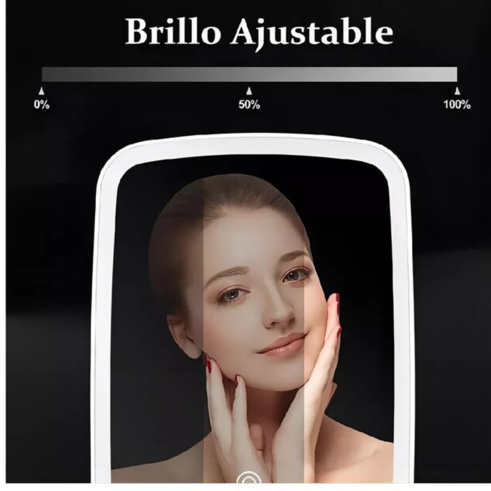 Espejo led de maquillaje.